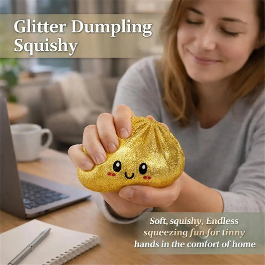 Glitter Dumpling Squishy with Box